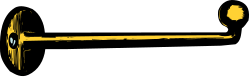 Black and Yellow Logo with White Outline - Eye-Catching Clipart Design