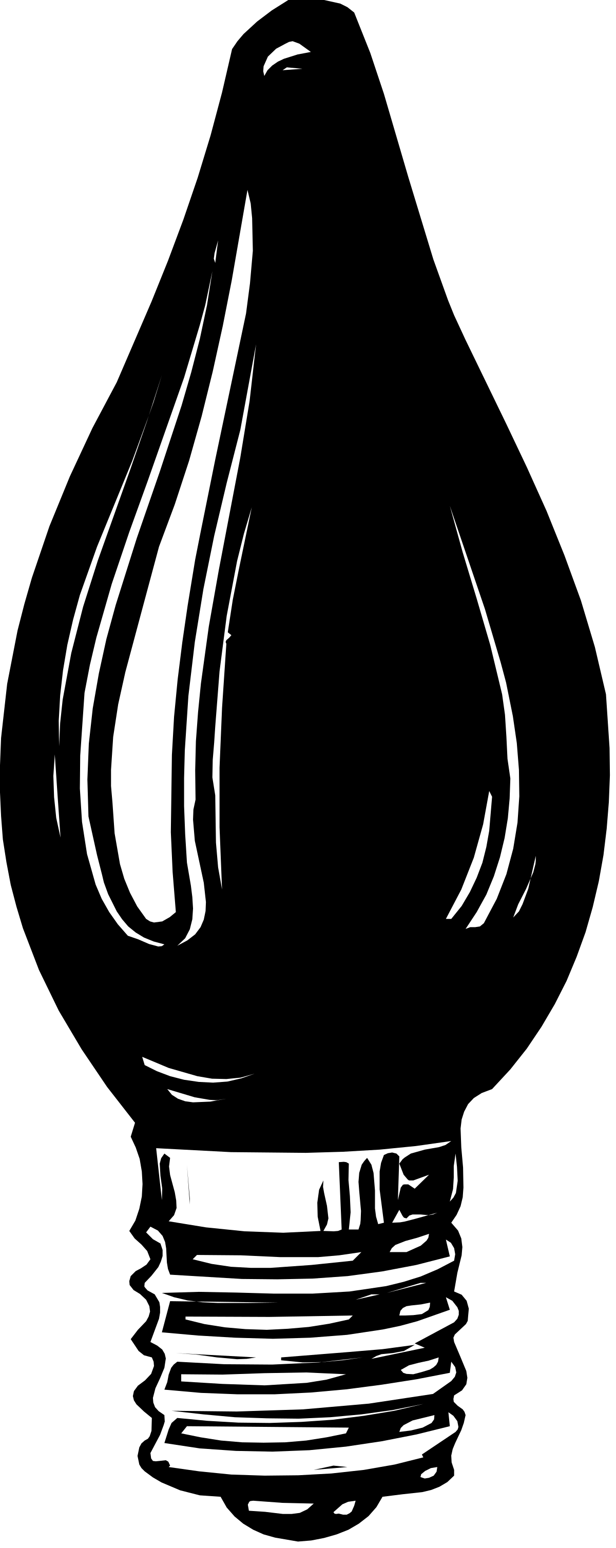 Light Bulb Clipart - Black and White Illustrations for Creative Projects