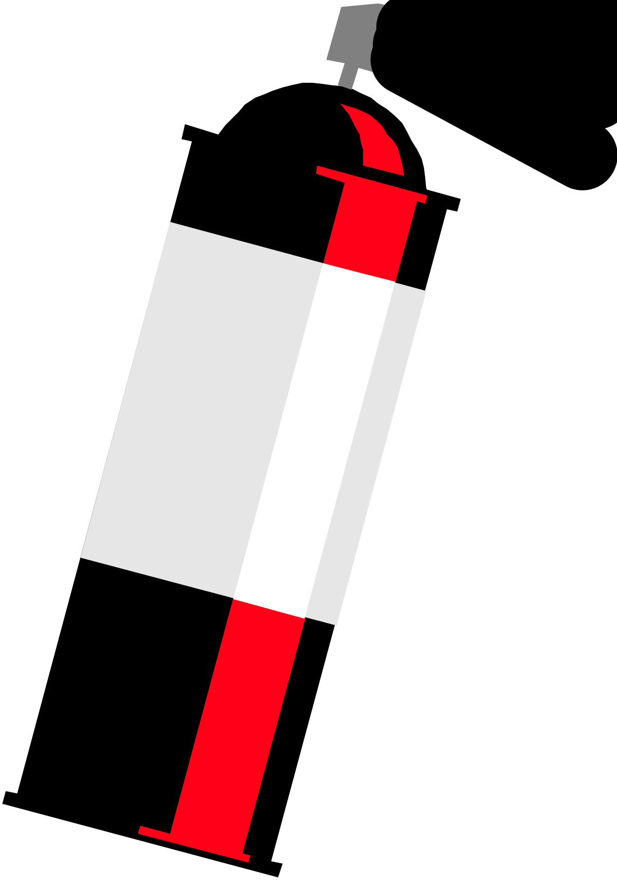 a red and white tube with a white tube clip art png transparent Red and White Tube with Clip: Versatile Clipart for Creative Projects