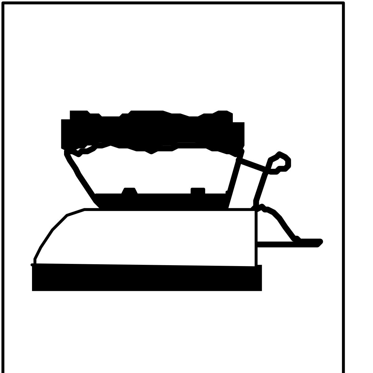 Cozy Bed with Soft Pillow Clipart for Home Decor