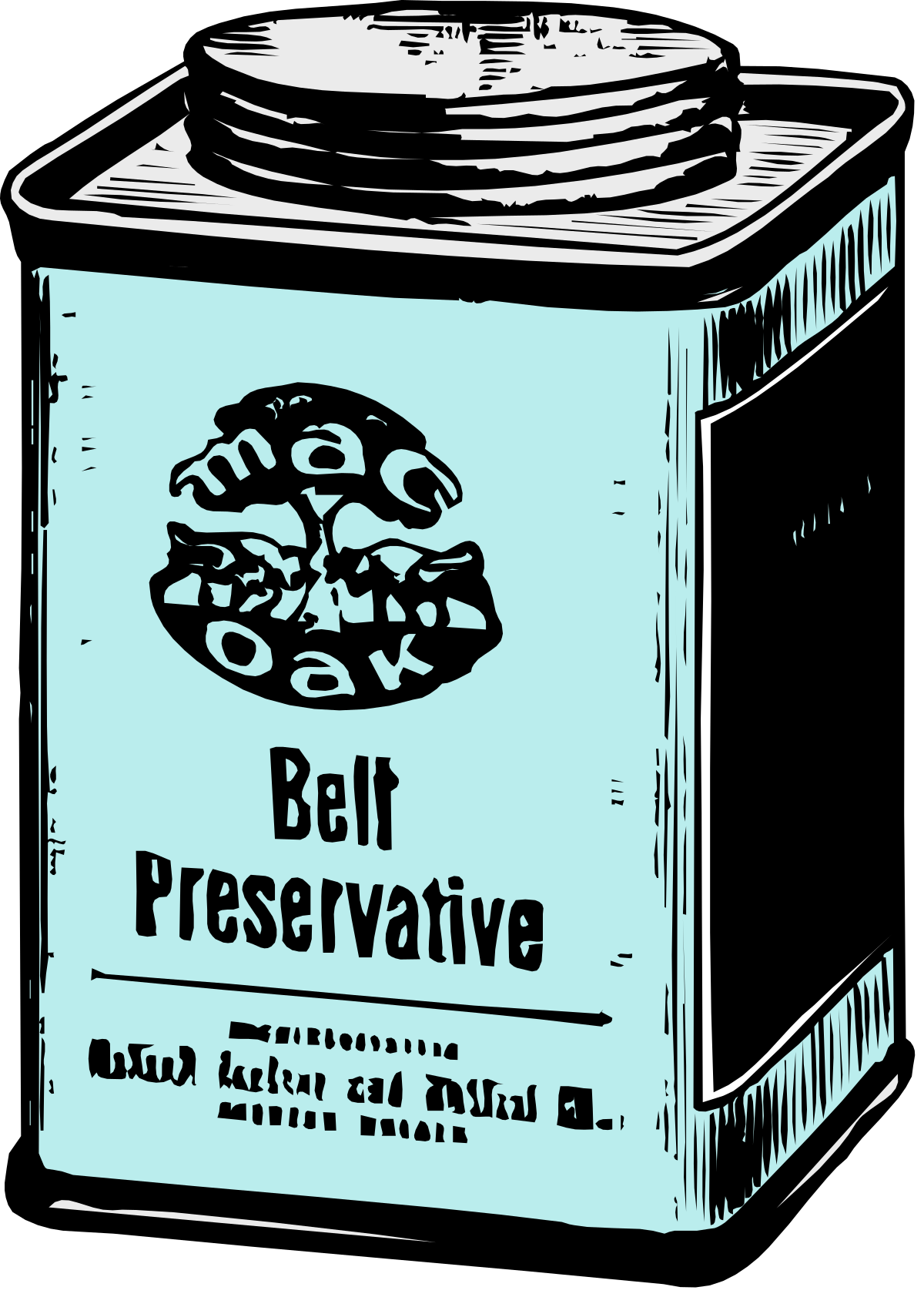 a can of beer with a black and white drawing clip art png transparent Beer Can Clipart - Black and White Drawing for Creative Projects