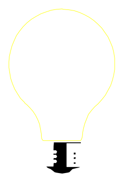 Light Bulb Clipart: Bright Ideas on a White Background