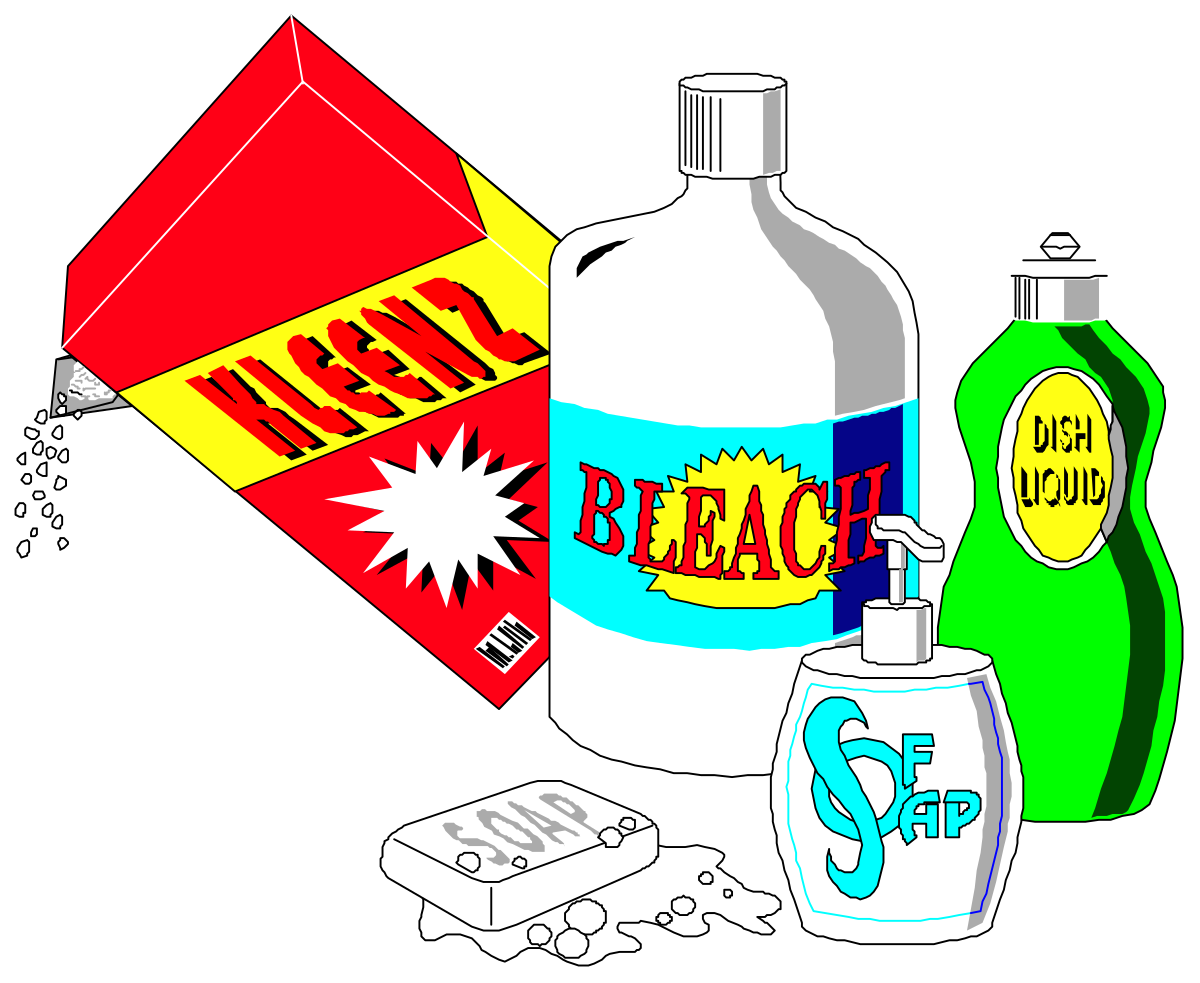 Liquid Bottles Clipart Collection for Creative Projects