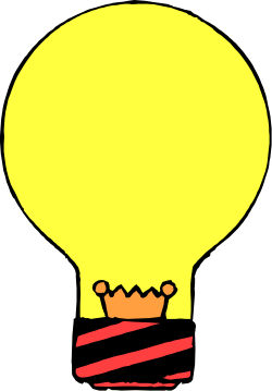 Light Bulb with Crown: Royal Illumination Clipart