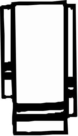 Black and White Photo Frame Clipart - Classic and Elegant Design
