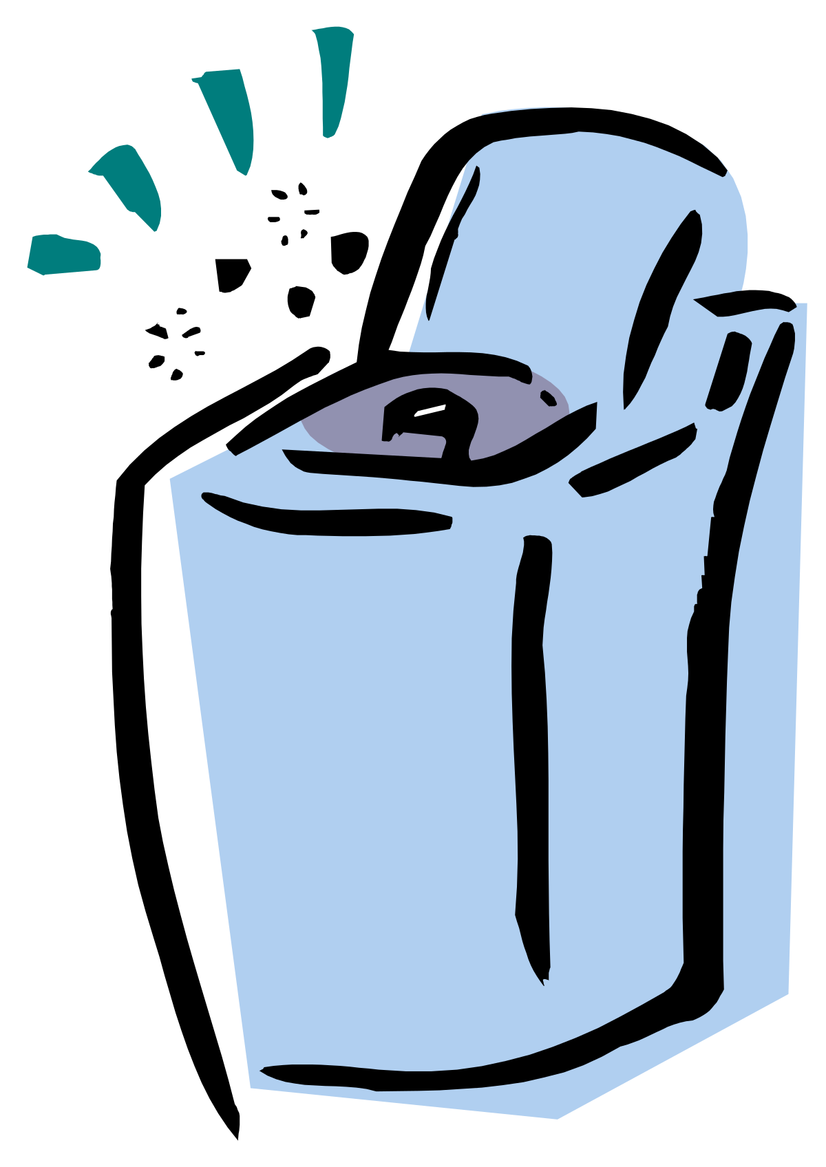a trash can with a lid and a lid clip art png transparent Trash Can with Lid Clipart - Versatile Waste Bin Illustration