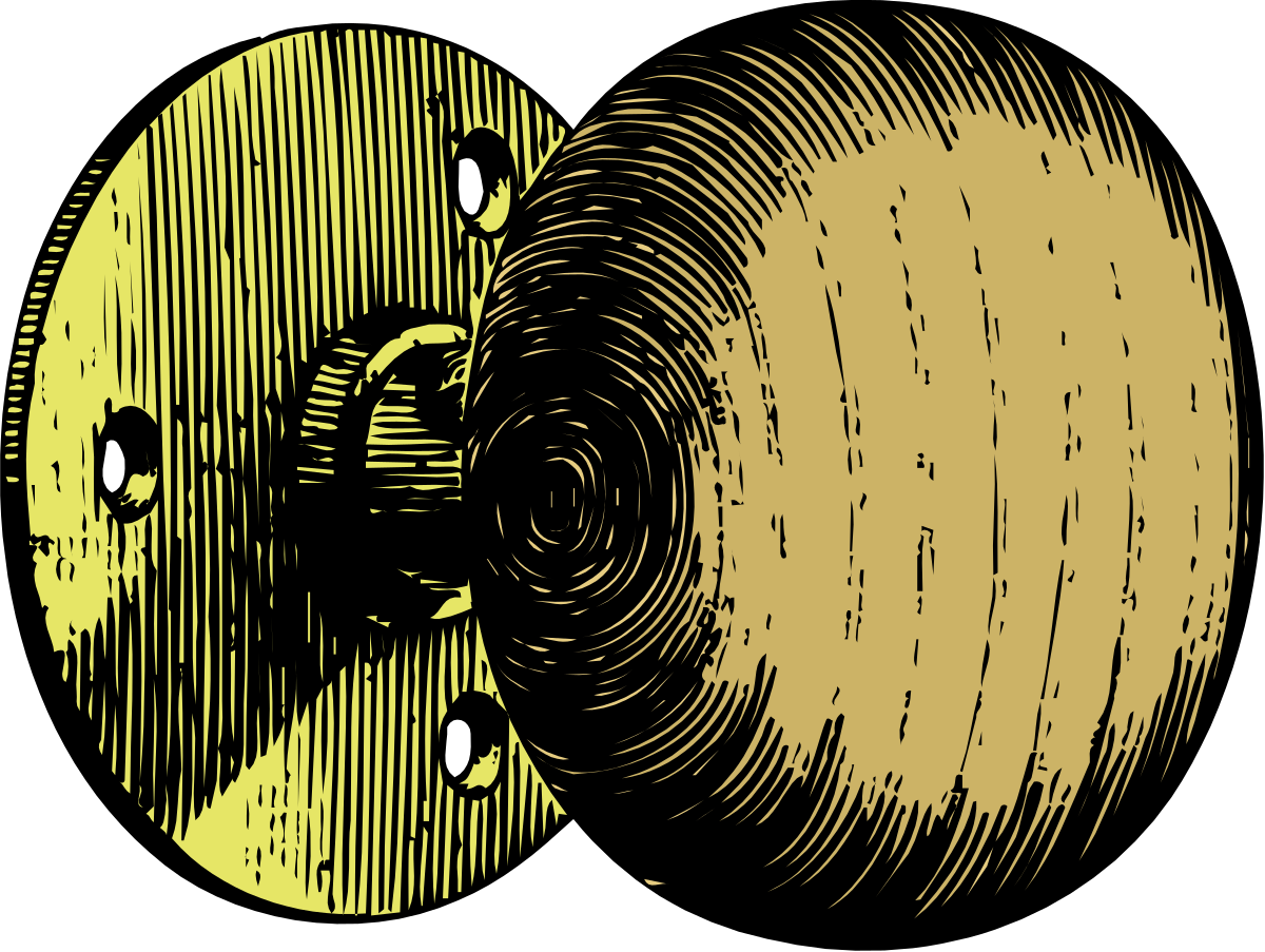Black and Yellow Circular Object Clipart - Eye-Catching Design for Creative Projects