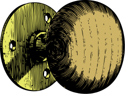 Black and Yellow Circular Object Clipart - Eye-Catching Design for Creative Projects