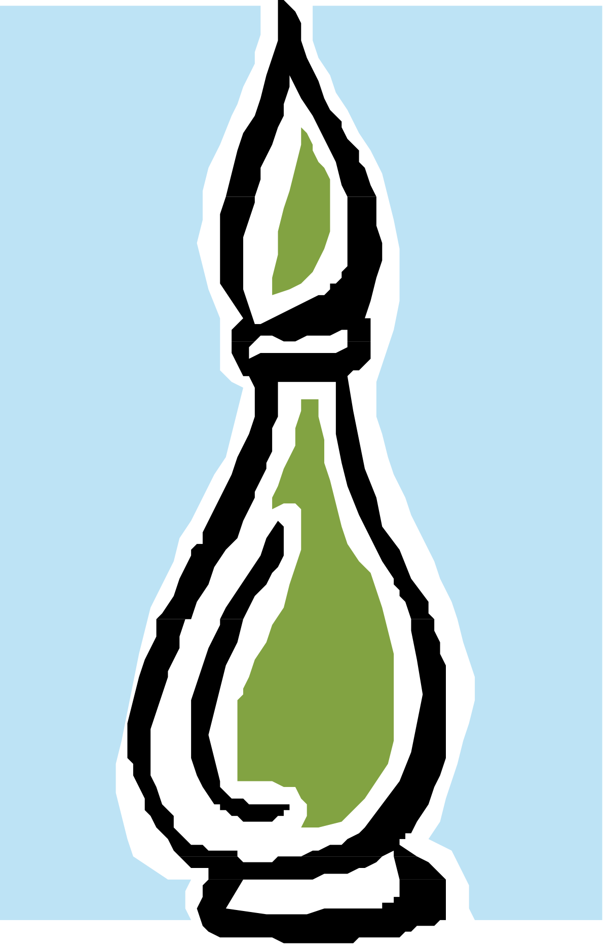 a silhouette of a person with a green leaf on their head clip art png transparent Silhouette Person with Green Leaf: Nature-Inspired Clipart