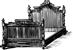 Black and White Building Clipart - Elegant Architectural Sketch