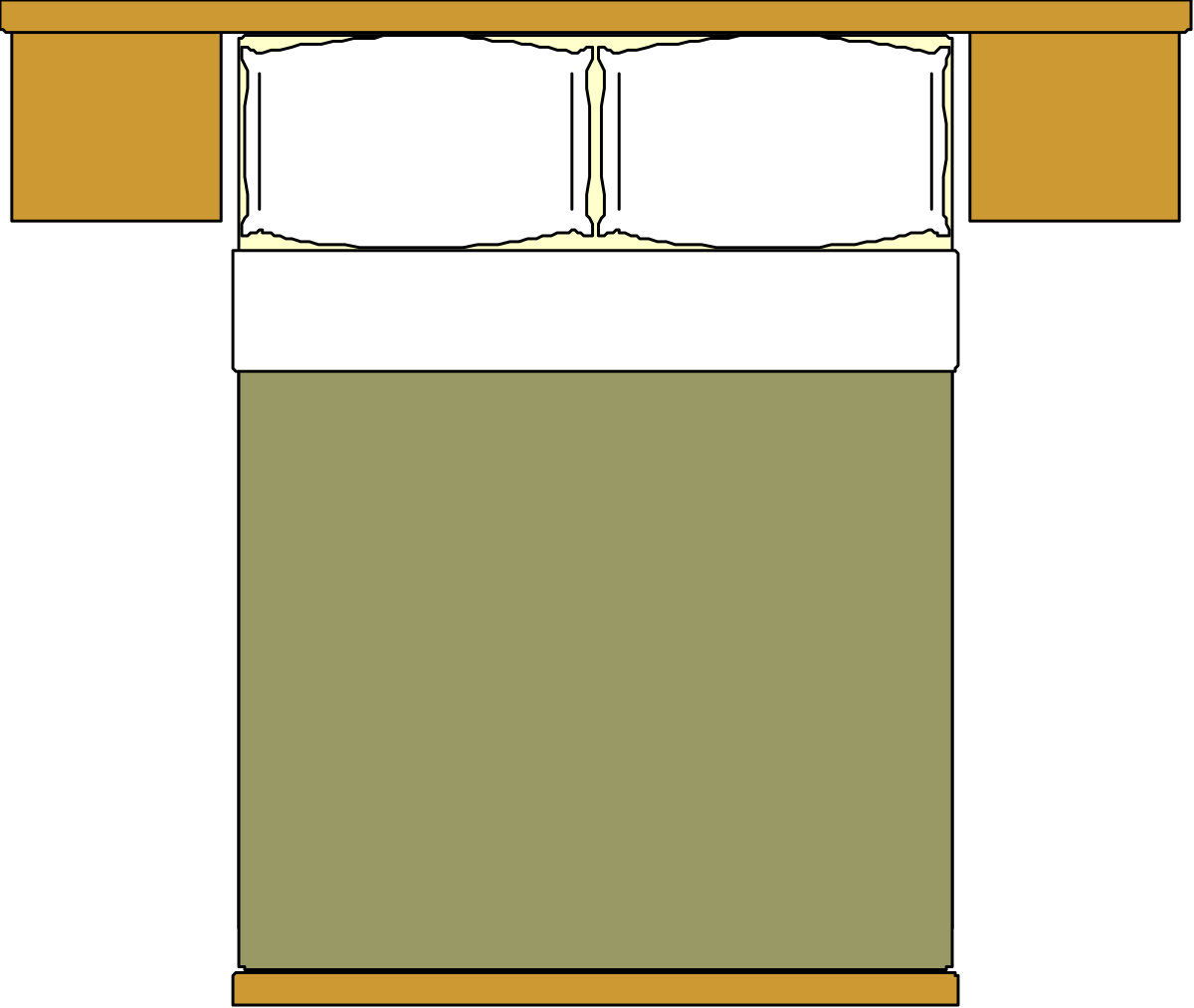 a bed with a pillow and pillow clip art png transparent Bed with Pillow Clipart - Cozy Bedroom Essentials