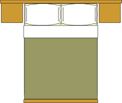 Bed with Pillow Clipart - Cozy Bedroom Essentials