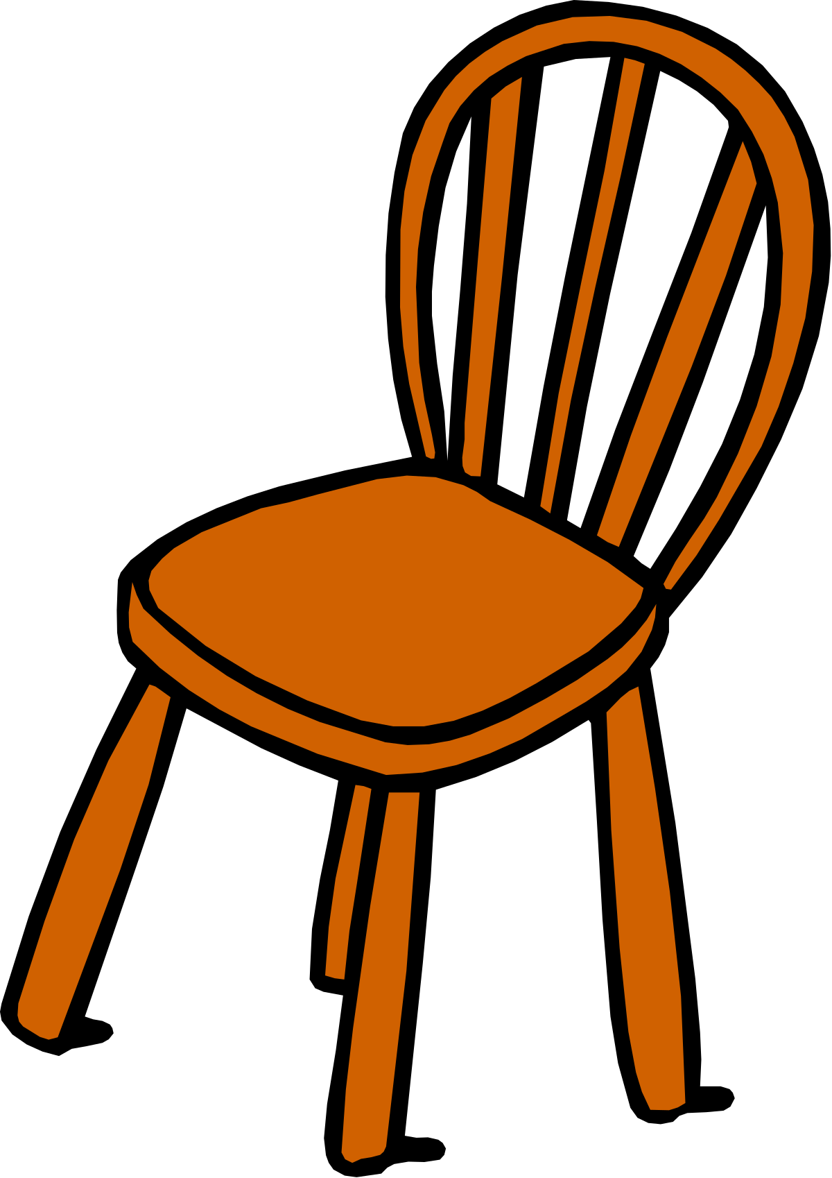 Chair Clipart: Stylish Seating with a Comfortable Seat