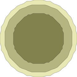 Circular Shape Clipart on Black Background - Versatile SVG Designs