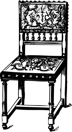 Stove Clipart: Classic Black and White Kitchen Appliance Drawing