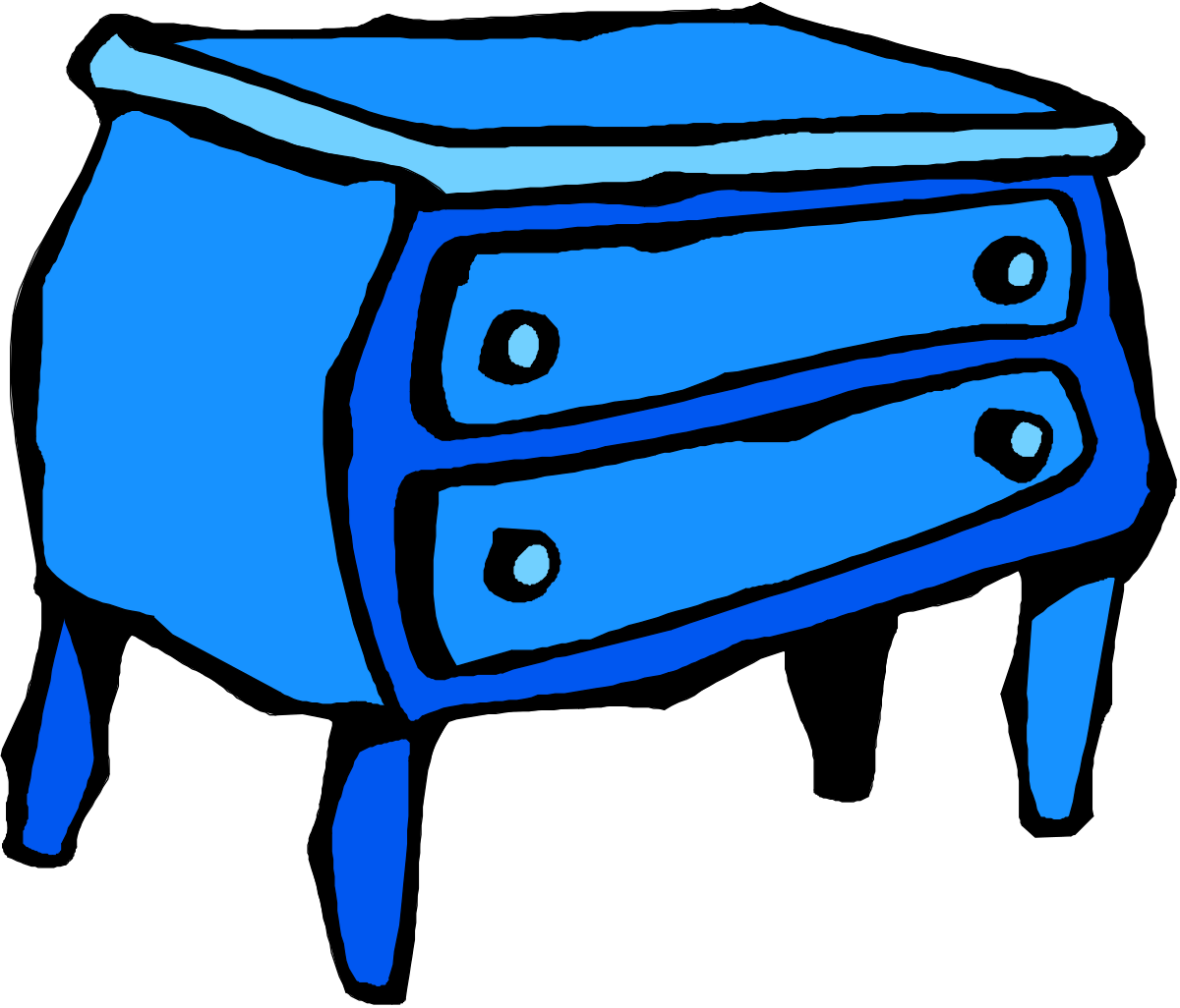 a blue dresser with drawers clip art png transparent Blue Dresser with Drawers Clipart for Stylish Interiors