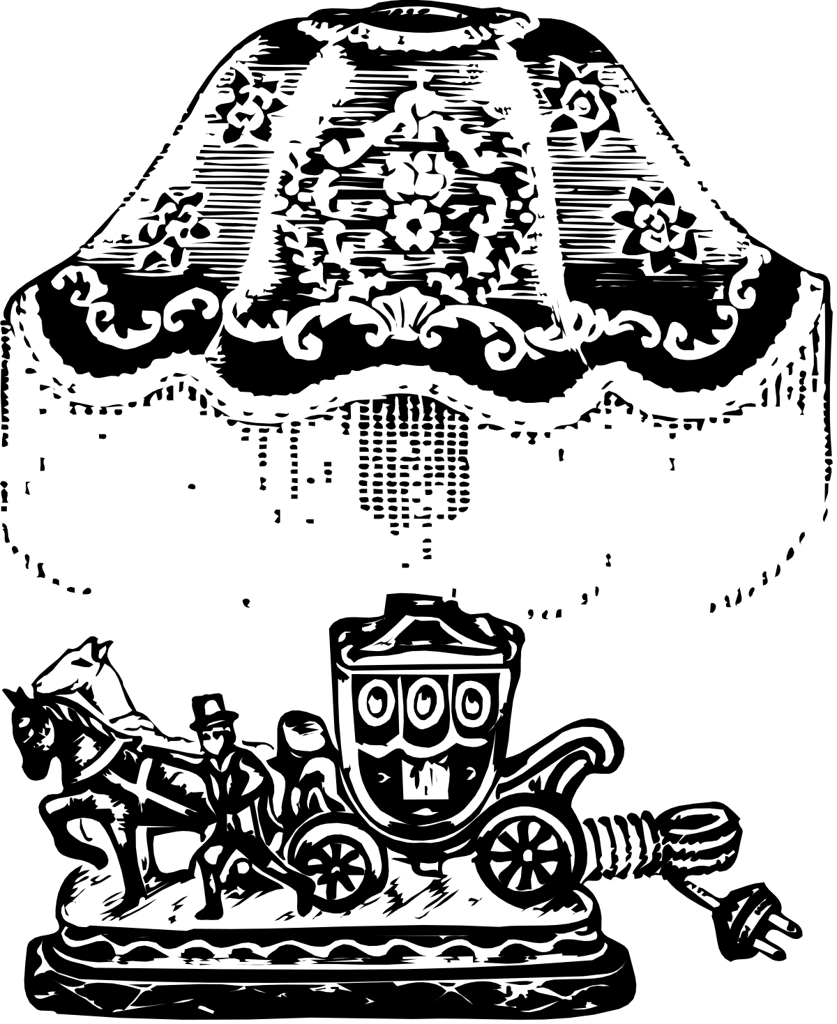 Black and White Drawing of a Man in a Boat - Unique Clipart for All Projects