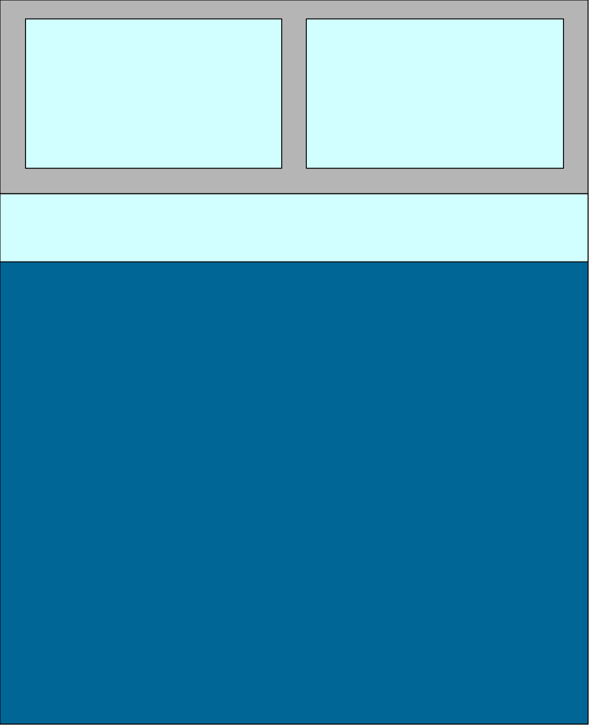 Blue and White Bed with White Pillow Clipart: Cozy Bedroom Decor