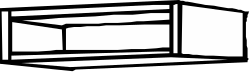 Black and White Logo with White Box Clipart for Versatile Design