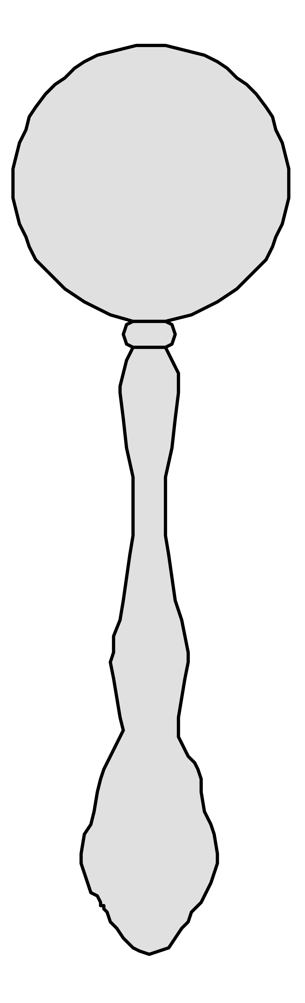 Elegant White Table on Black Background Clipart