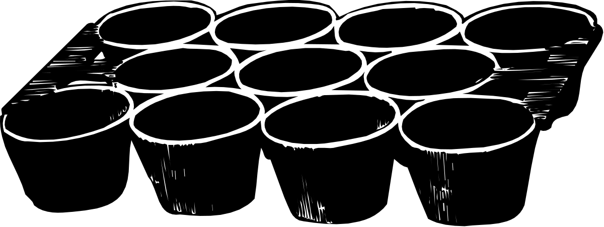 Black Background with Colorful Circles - Vibrant Clipart Collection