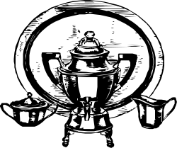 Black and White Trophy Clipart - Elegant Award Design