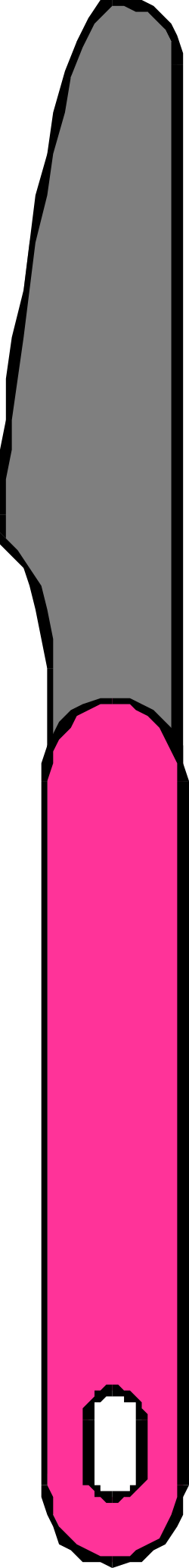 Pink and Gray Bottle with White Cap Clipart