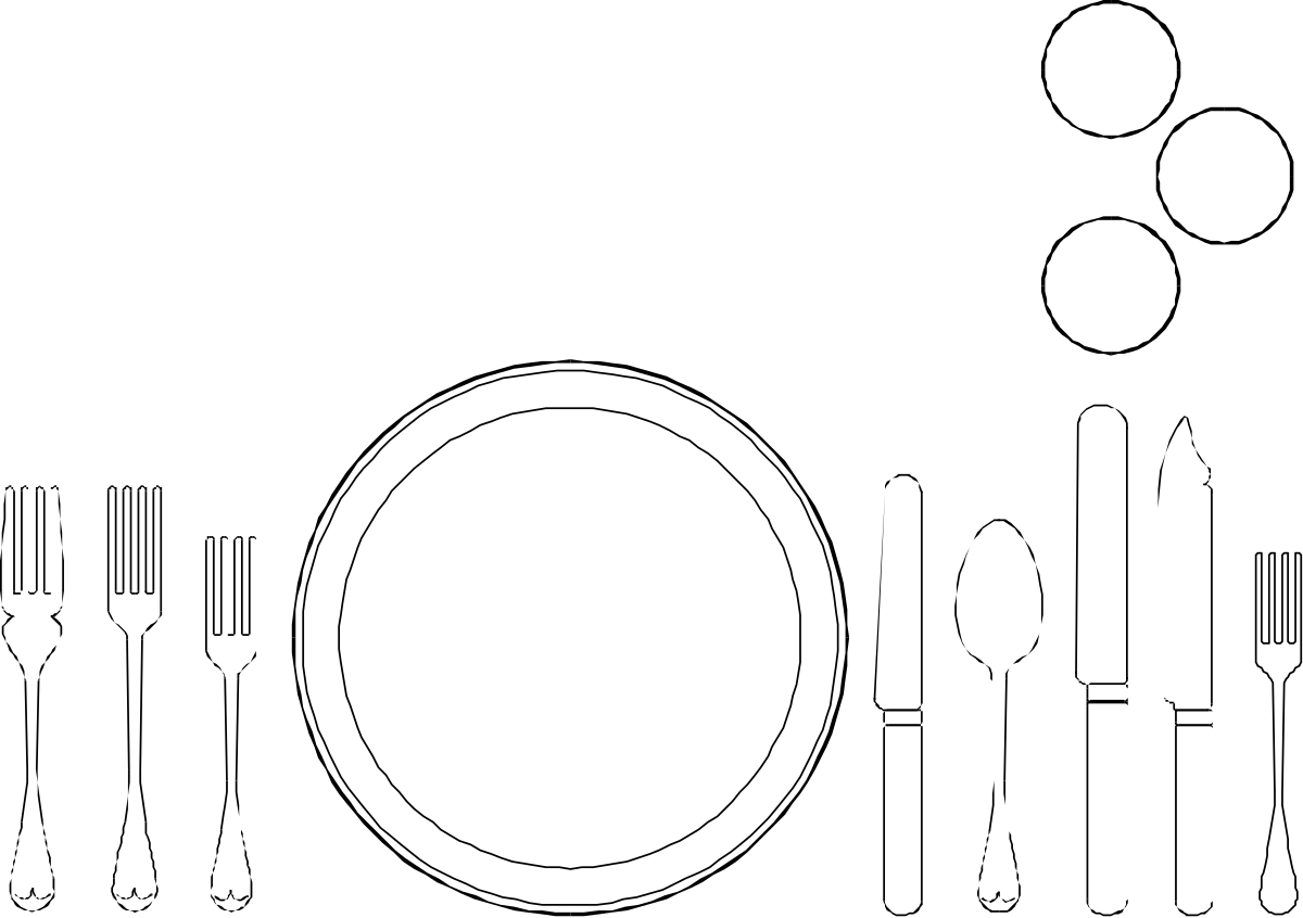 a plate, fork and knife with a knife clip art png transparent Plate, Fork, and Knife Cutlery Clipart: Perfect for Culinary Creations