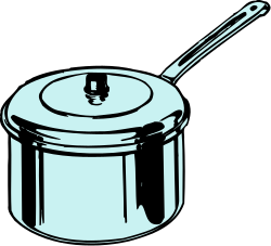 Pot with Spoon Clipart - Kitchen Essentials for Creative Projects