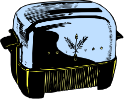Black and Yellow Cat in a Box Clipart - Perfect for Playful Designs
