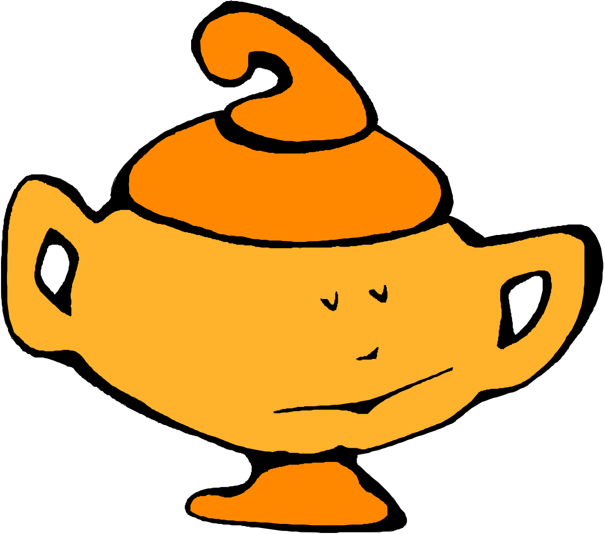 Cartoon Cup with Hat - Fun and Whimsical Clipart