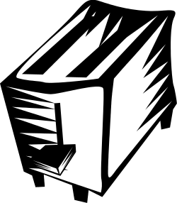 White Book on Black Background - Stunning Clipart Design