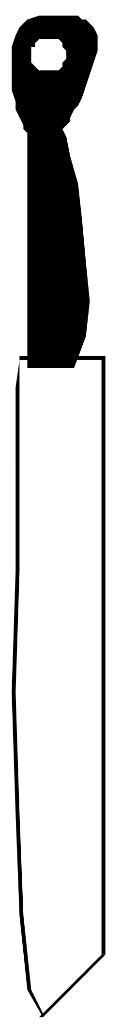 Water Bottle Outline Clipart - Clear Silhouette for Versatile Use