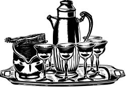 Black and White Illustration of Three People - Unique Clipart Collection