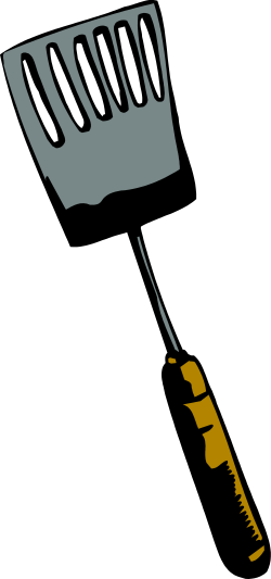 Spatula Clipart: Versatile Kitchen Tool with Spatula Handle