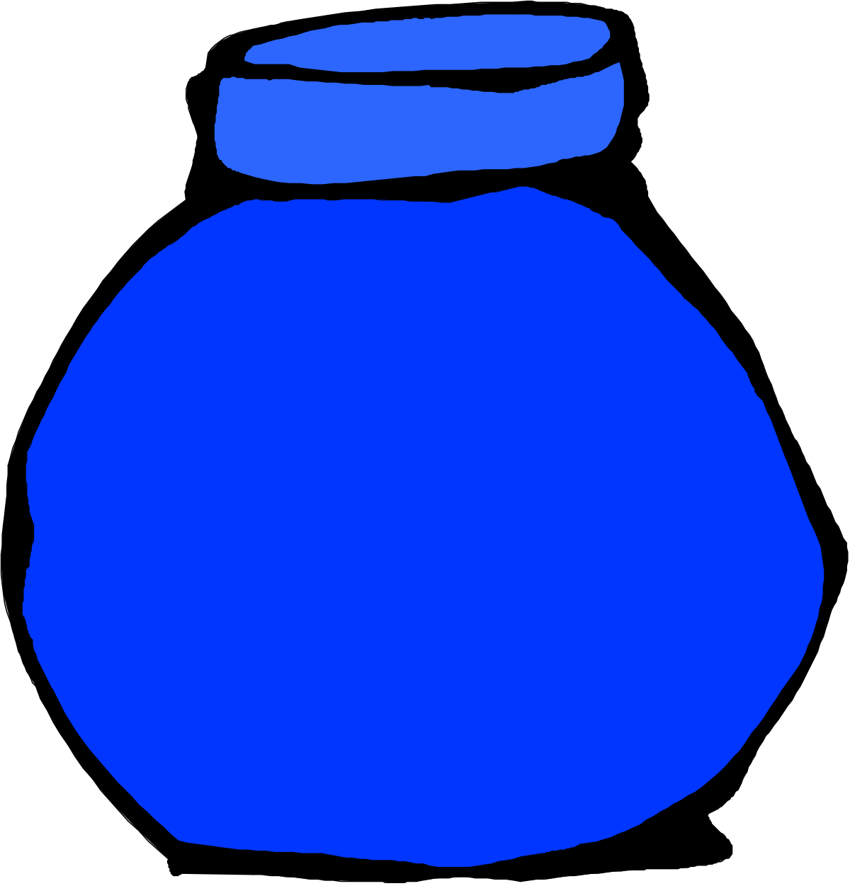Blue Jar with Lid Clipart for Creative Projects