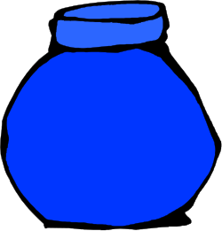 Blue Jar with Lid Clipart for Creative Projects