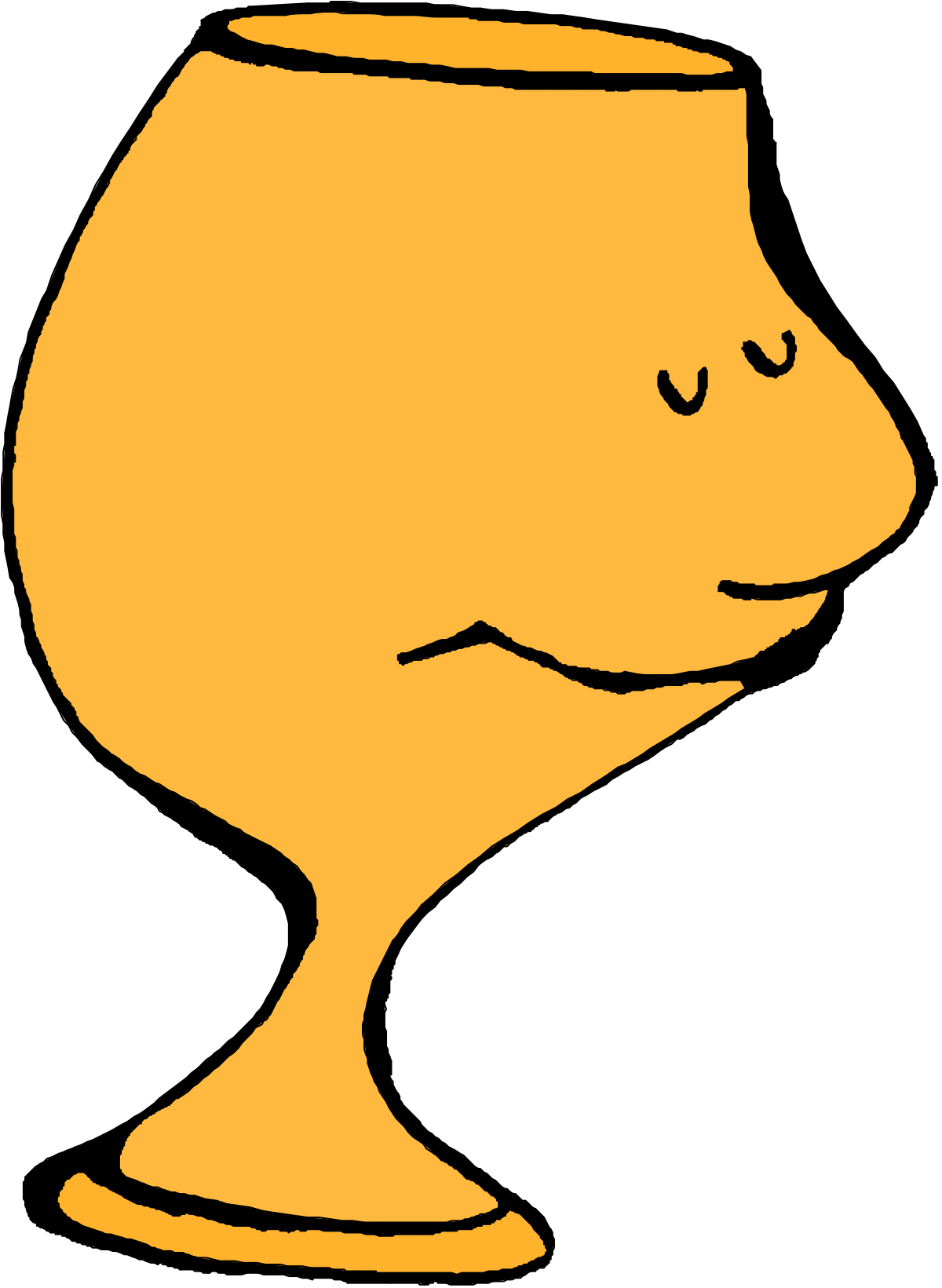 a cartoon fish with a big nose clip art png transparent Cartoon Fish with Big Nose - Playful Clipart for Creative Projects
