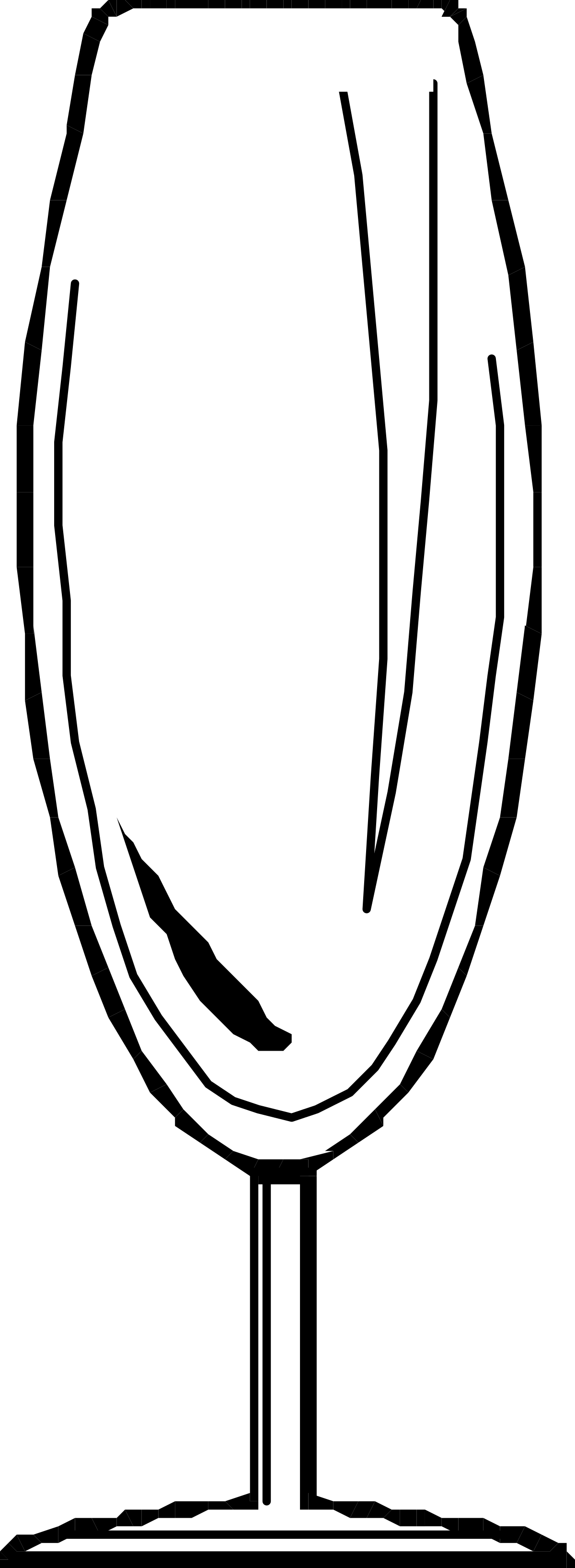 Glass of Wine Clipart: Elegant Wine Glass Illustration for Celebrations