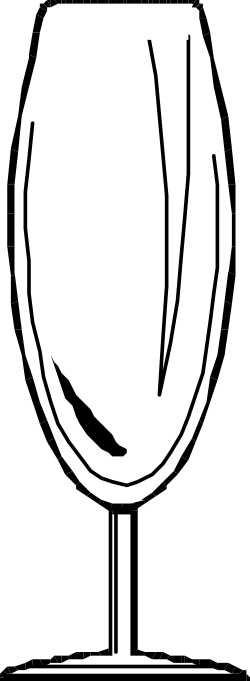 Glass of Wine Clipart: Elegant Wine Glass Illustration for Celebrations