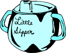 Tea Cup Clipart with 'Live Life' Text - Perfect for Inspirational Designs