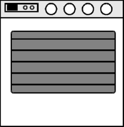 Stove Clipart on White Background - Perfect for Your Kitchen Designs