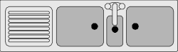 Front Door Panel Clipart Diagram for Creative Projects