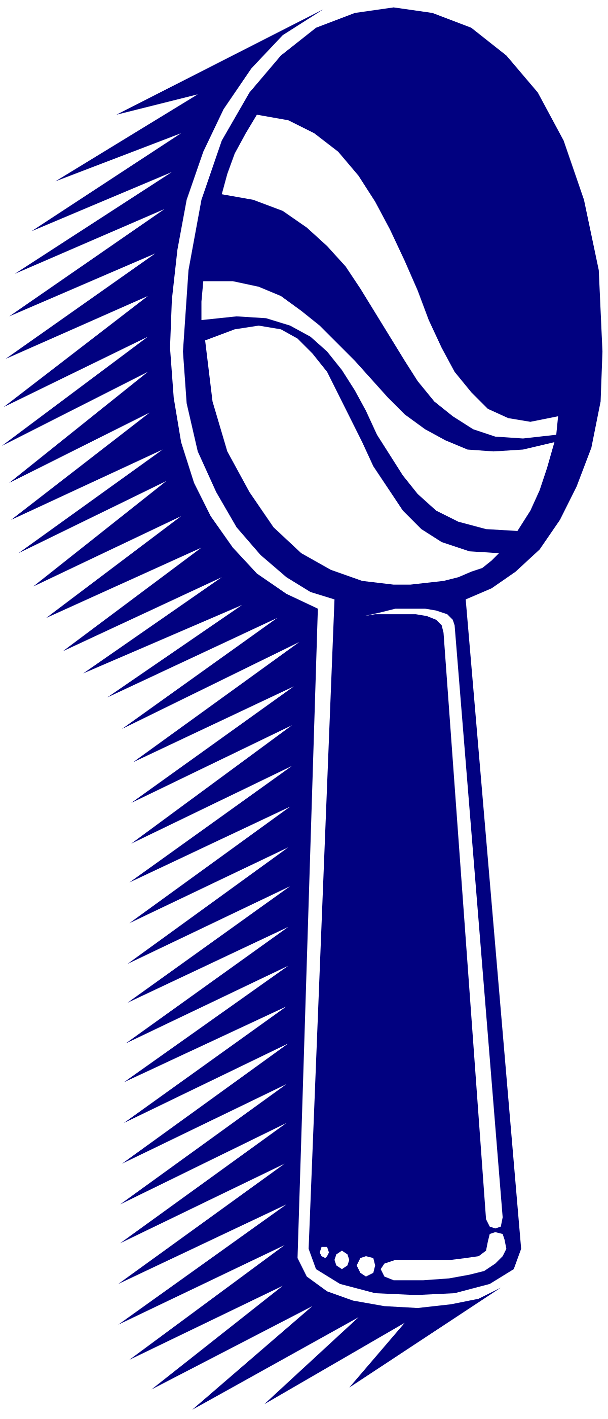 Keyhole Clipart with Blue Background - Unlocking Opportunities