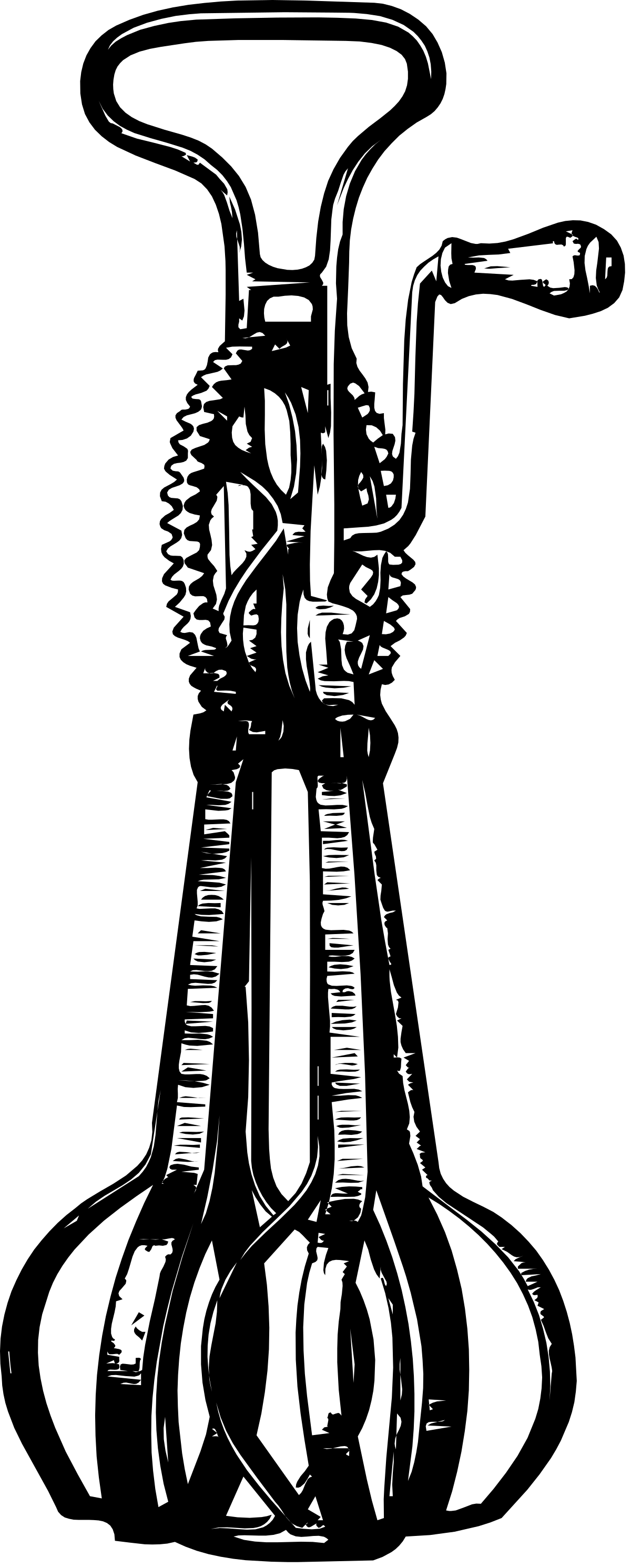 a black and white image of a man with a knife clip art png transparent Black and White Man with Knife Clipart for Bold Designs