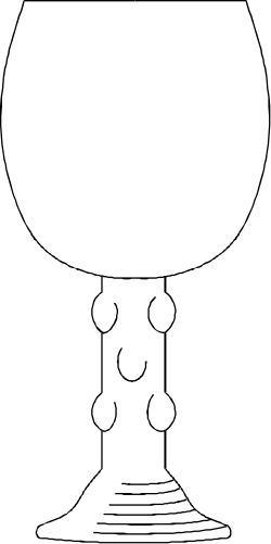 Wine Glass Clipart: Elegant Outline Design for Your Projects