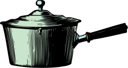 Trash Can with Handle Clipart - Versatile SVG for Clean Spaces