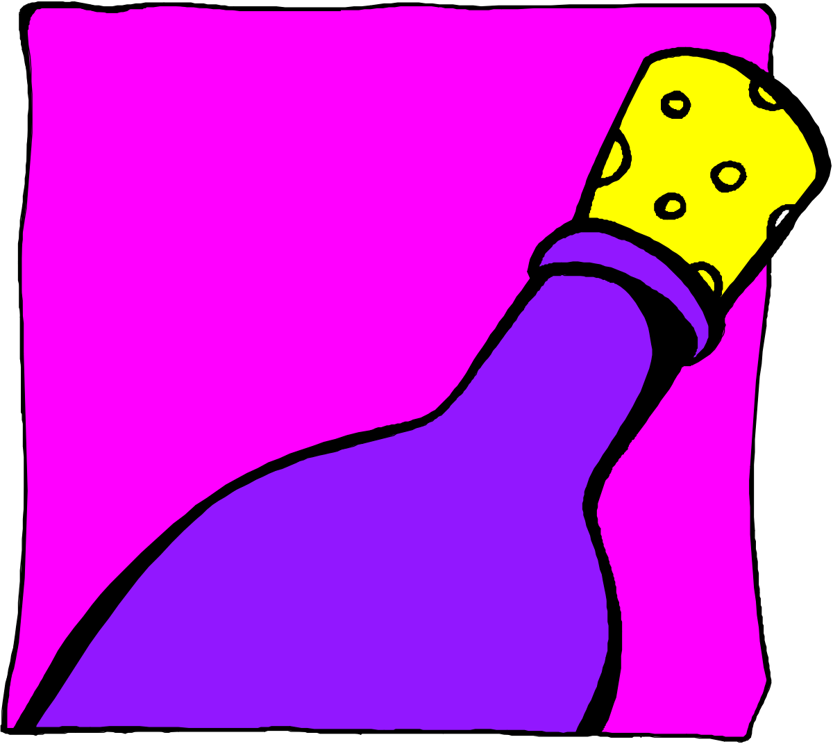 Wine Bottle with Yellow Cap Clipart - Perfect for Celebrations