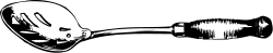 Headphones Clipart: Black and White Artistic Design