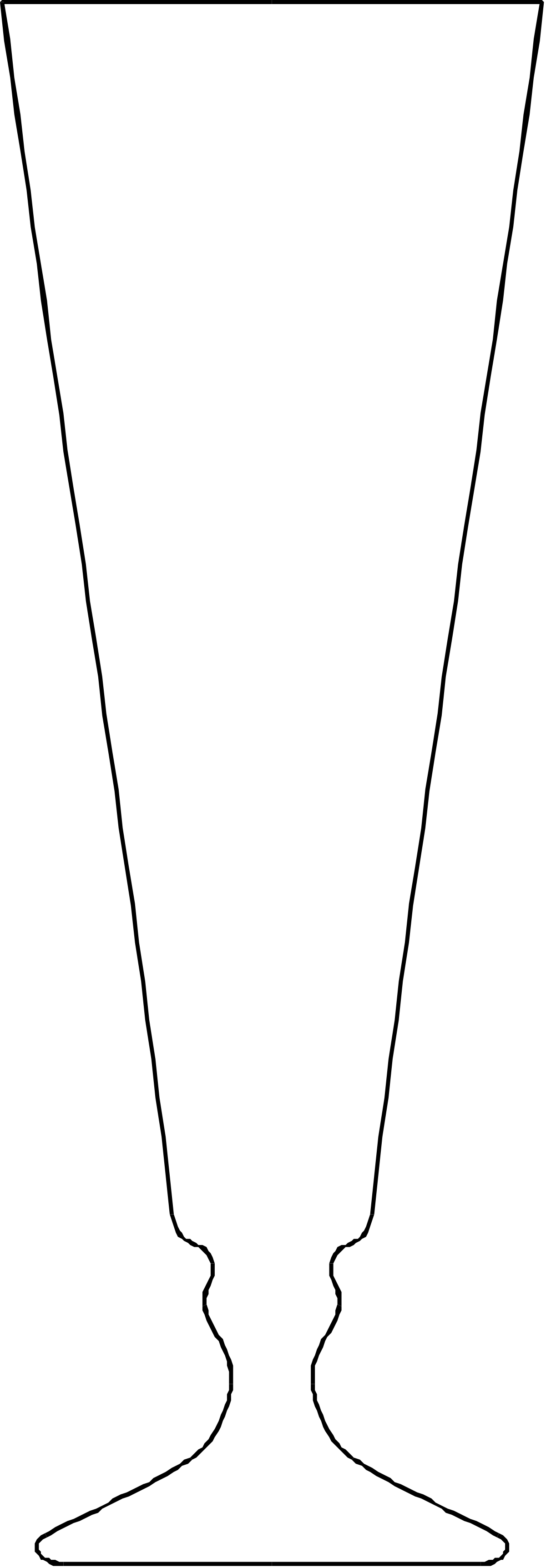 Black and White Silhouette Vase Clipart - Elegant and Versatile Design